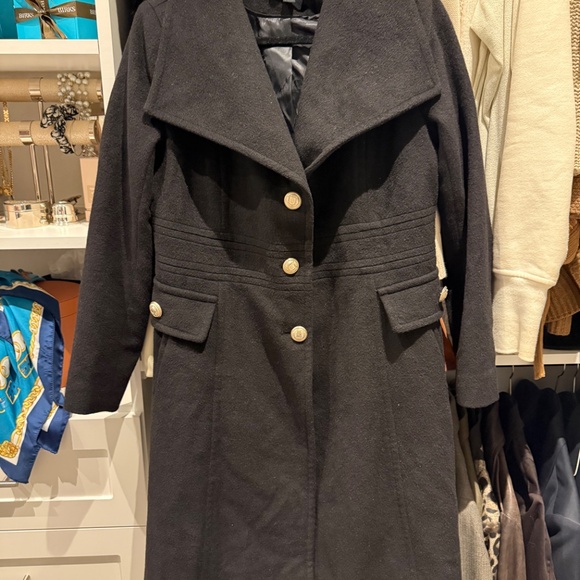 Karl Lagerfeld Military Wool Coat Size S - Picture 4 of 8